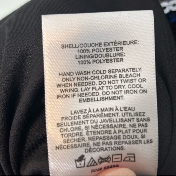 Express Long Sleeve Sequin Chevron Pattern Mini Dress-Multicolor-Women XS - Picture 7 of 9